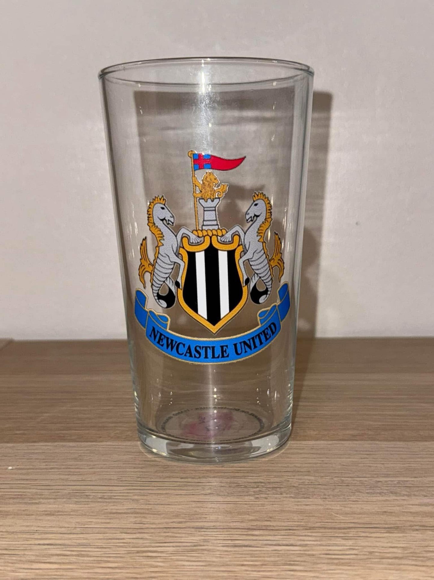 NUFC pint glass
