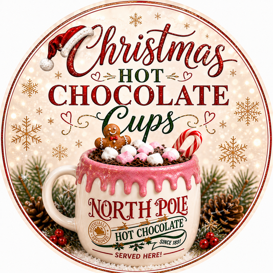 Christmas Hot chocolate cups