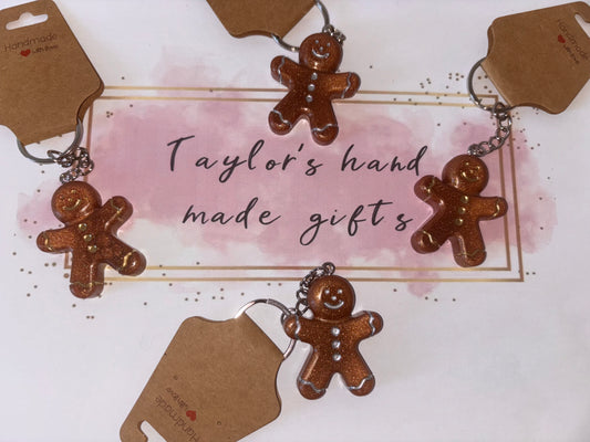 gingerbread men keyring